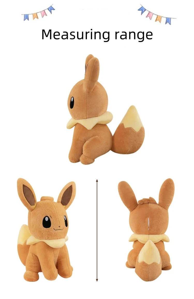 Plush Pokemon Eevee Pillow Anime Pokemon Pikachu 70cm