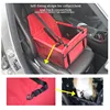 Foldable Dog Car Seat Puppy Booster Seat for Car Front Seat with Storage Pockets Pet Booster Car Seat for Small to Medium Dog 2