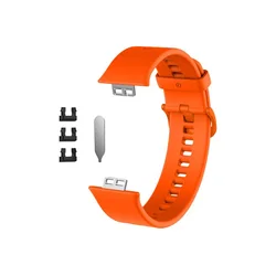 Versatile Wristband for Smartwatches - Unisex Wearable Tech Accessory (Orange)