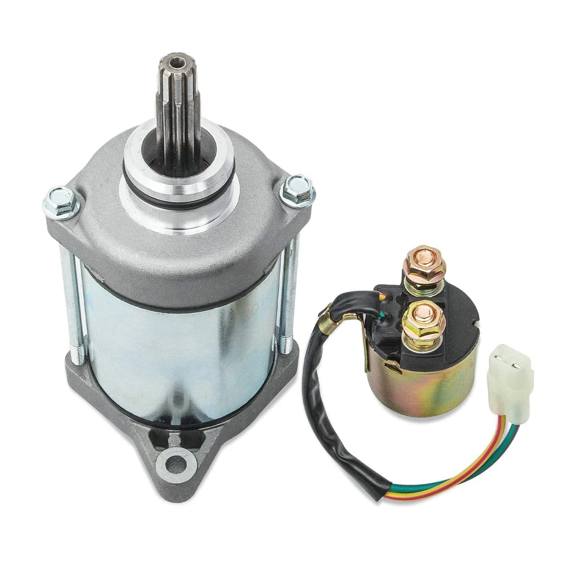 

Starter Motor and Solenoid Relay For Honda Rancher 420 TRX420 2007-2014 Replace SMU0418 31200-HP5-601 35850-HP1-601