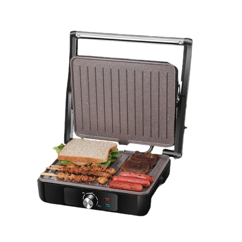 Sandwich Maker Home Appliance Electric Grill Steak Meat Hamburger Breakfast Machine Frying Pan Barbecue Plate EU Plug