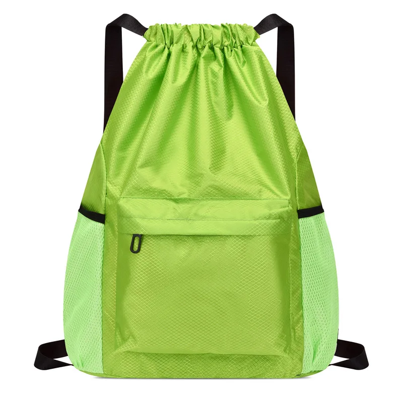 2023 HOT Drawstring Backpack Fashion School Gym Drawstring Bag Casual String Knapsack School Back Pack For Teenager Women Men view 5