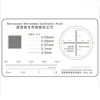 Microscope micrometer correction ruler Optical microscope correction sheet Precision instrument detection film calibration plate 1