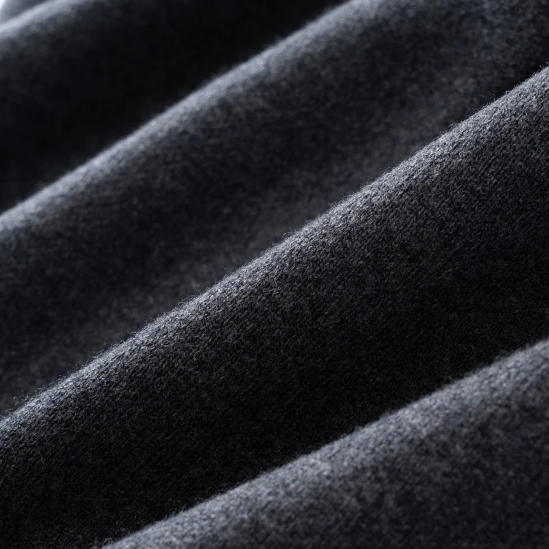 Men's High Quality Cashmere Elasticity Waist Pencil Trousers Autumn Winter Thickened Knitted Pants Small Leg Sport Pants