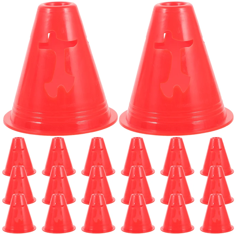 

20 Pcs Soccer Numbered Cone Colorful Cones Small Plastic Mini for Roller Skating Sports