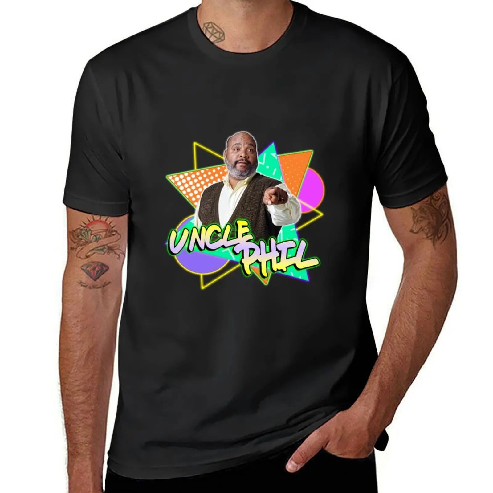 Uncle Phil T-Shirt boys animal print for a boy summer top animal prinfor boys Men's t shirts