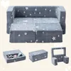 3-in-1 Modular Foam Armchair Play Set, Grow in The Dark Star, Children's Sofas 1