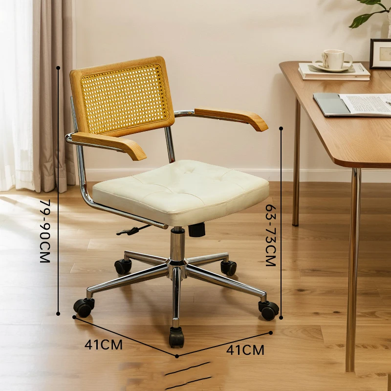 Home Computer Chair Ergonomic Office Comfortable Sedentary Bedroom Chair Study Desk Backrest Lift Swivel Chaisse Furniture 3
