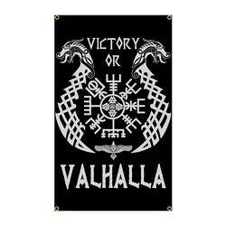 Vinland Viking Decorative Flag - Nordic Heritage Banner - 120 x 180cm (4 Grommets)