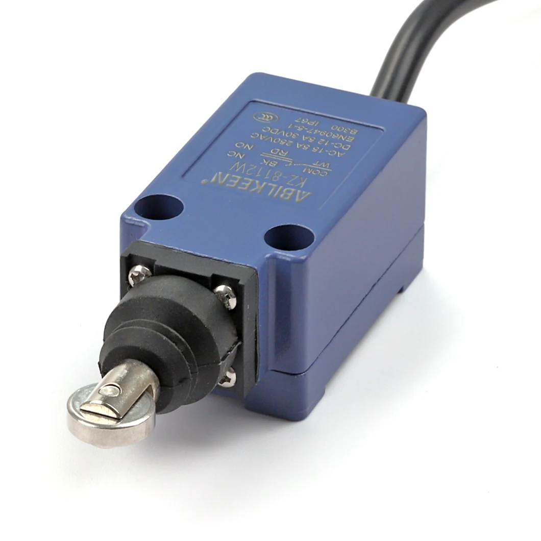 ABILKEEN Short Stroke Push Plunger with Roller Type Limit Travel Switch High Sensitive Industrial Limiting Travel Switch