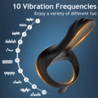Drahtloser Vibrator für Paare, Prostata-Massage, Cockring, männliche Verzögerung der Ejakulation, Penisring, G-Punkt, Klitoris-Stimulator, Sexspielzeug für Erwachsene 2