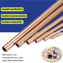 Premium Red Copper Tubes - Various Sizes Available - 18x16x250mm x1pcs