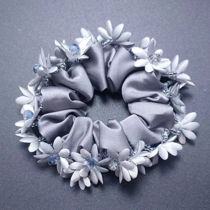 Elegant Korean Fashion Floral Hair Ties - Premium Women's Hair Accessories