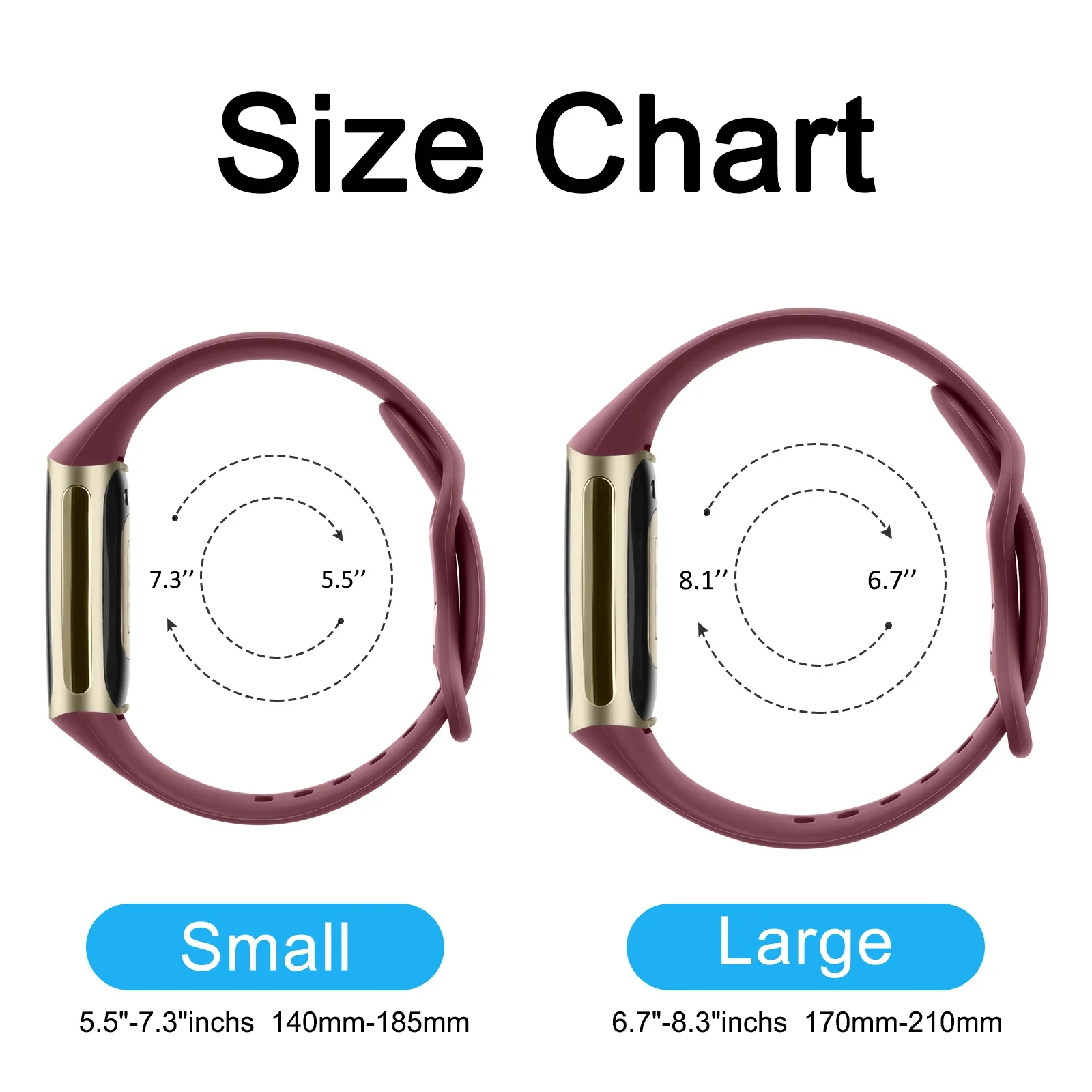 Soft TPU Sport Wristband - Breathable Smartwatch Bracelet Accessory