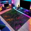 Gaming Mats Bedroom Rug Gamer Carpet Non-slip Wear-resistant Living Room Floor Mat American Laser Light Large Size Study Rug 양탄자 1