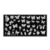 Love Heart Butterfly  Nail Art Stamping Plates Drawing Template bow Geometric Stripe Line 3D Image Stencil Mold Printing Tools 3