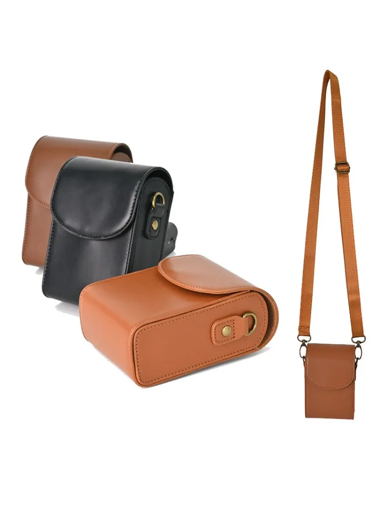 kenjiiiii3ケース PU Leather Camera Case For Canon SX740HS SX730 SX720 G7X