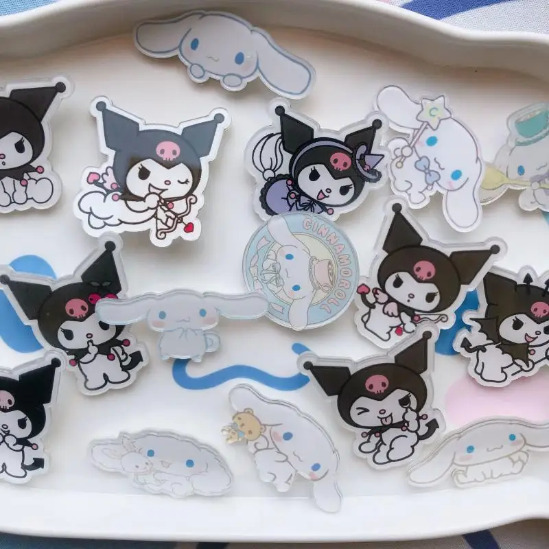 

Sanrio Cinnamoroll My Melody Kuromi Brooch Bag Pendant Trinkets Badge Accessories Creativity Delicate Fashion Girlfriend Gift