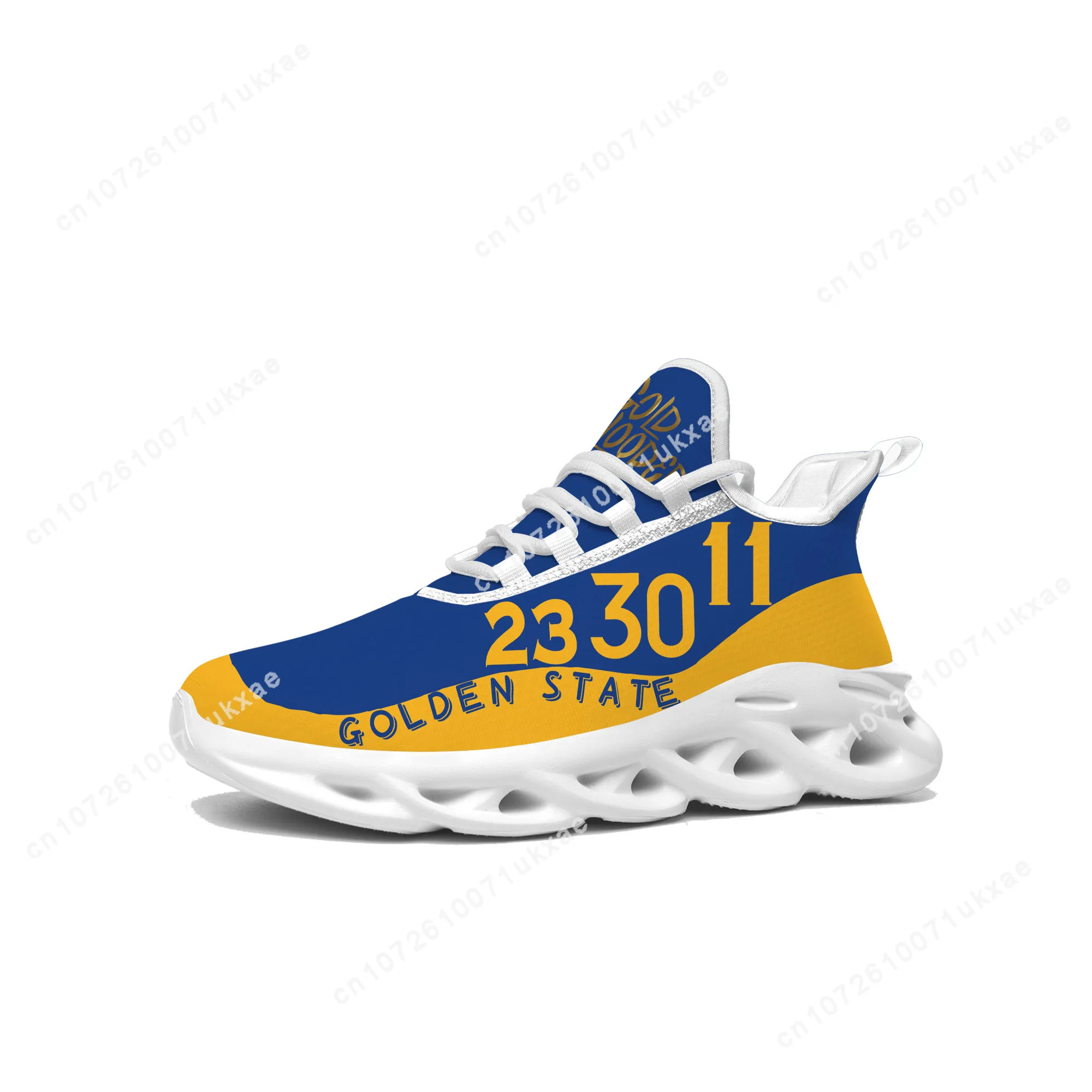 

golden state Number 30 11 23 Gold Blooded Flats Sneakers Mens Womens Sports Running Shoes DIY Sneaker customization Shoe
