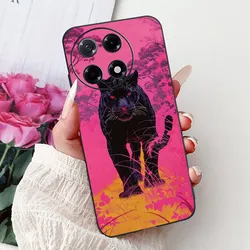Sleek Black Silicon Soft TPU Phone Case - Modern Design Back Cover for Camon 30S (TPU - 953)