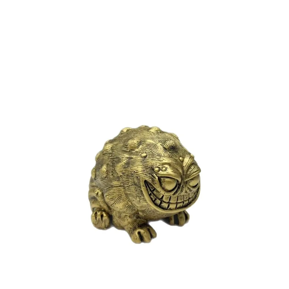 Funny Small Toad Figurine Resin Crafts Handmade African Rain Frog Statue Realistic Animal Sculpture Home Office Garden Decor
