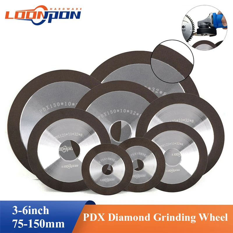 Grinding Wheel Diamond Grinding Wheel Resin Bond Grinder For Tungsten Steel Milling Cutter Sharpener 1Pc