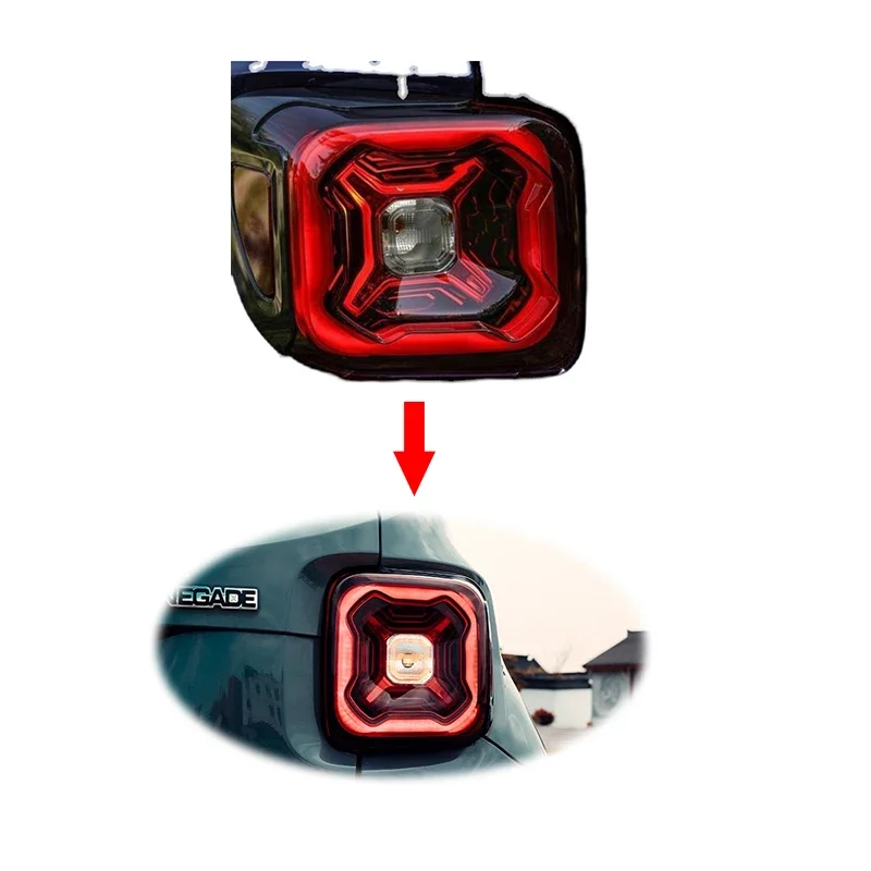 LED Tail Light Tail Lamp For JEEP Renegade Taillight Taillamp Brake Light