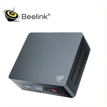 Beelink – Mini PC Windows GK35, Intel J4205, DDR3L, 8 go, double écran, SSD, disque dur SATA