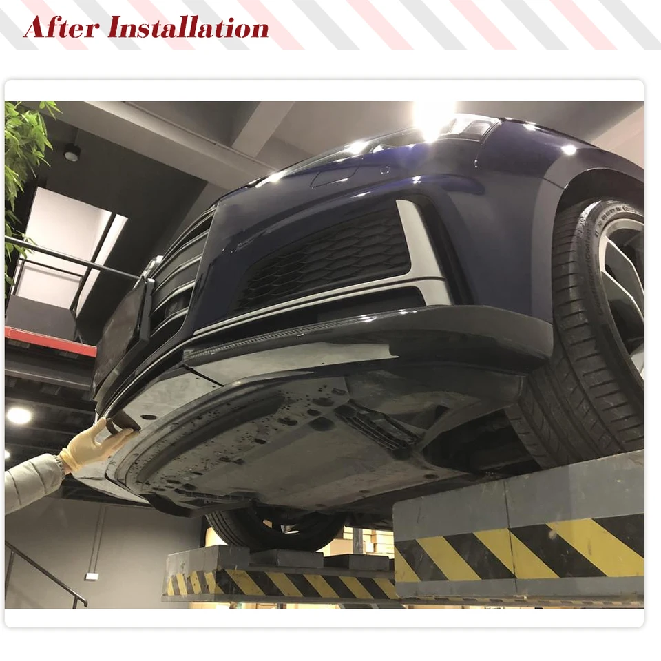 Schwarz Front Spoiler Lippe Stoßstange Für Audi A5 S-Line/S5
