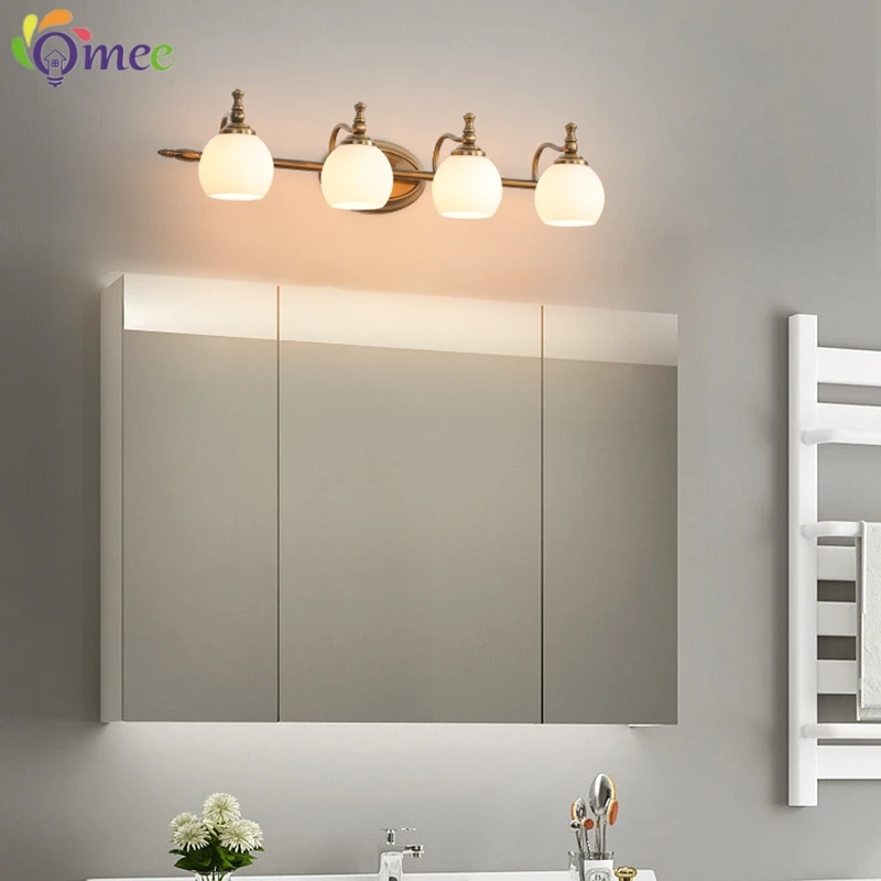 Modern Simplicity Vanity Lights Wall Vintage Bathroom Led Makeup Vanity Table Lamp Bathroom Cabinet Vanity Mirror Light Fixture