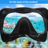 Scuba Diving Mask Snorkel Set For Adults Tempered Glass Professional Panoramic Snorkeling Gear Swimming Training Snorkel Kit 5