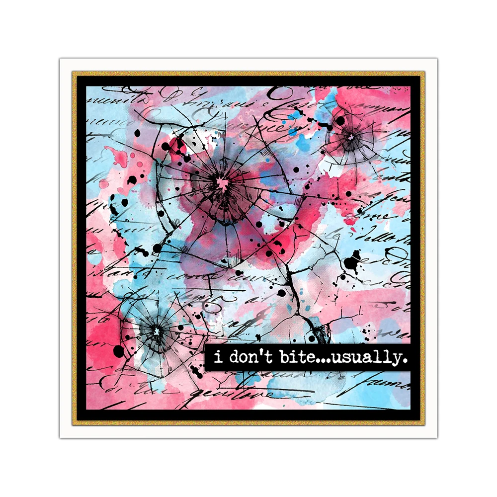 Mangocraft Irregular Broken Glass Clear Stamps DIY Stationery Scrapbooking Supplies Silicone Stamps Card Making Album Decor