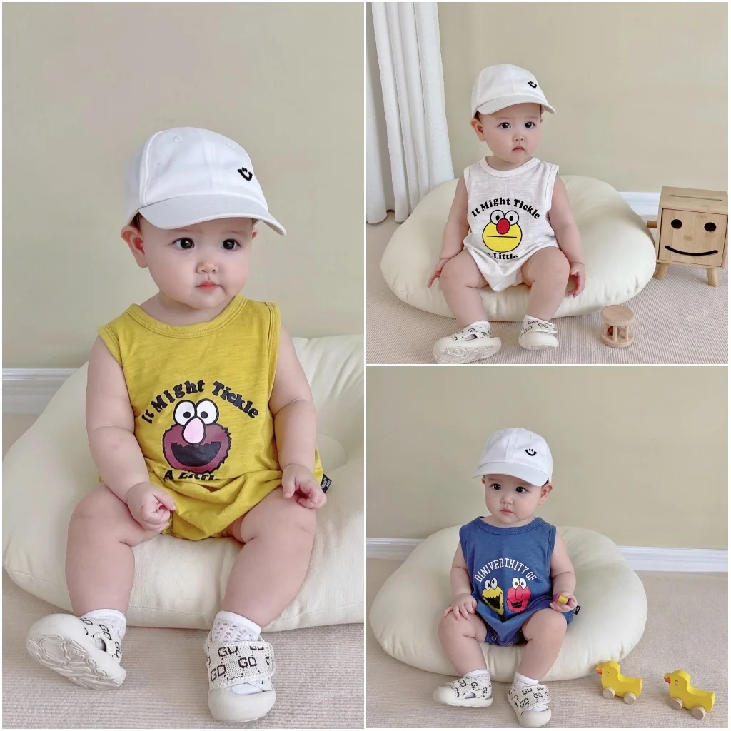 Хлопковый комбинезон для новорожденных