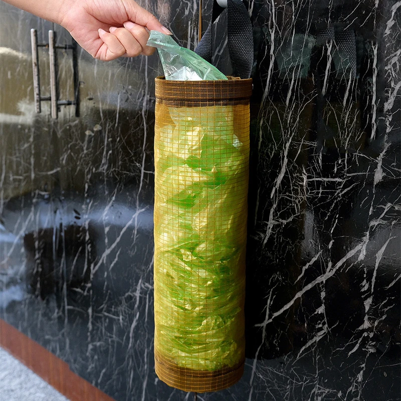 Tanio Ściana kuchenna zamontuj plastikowy uchwyt na torebkę dozownik Home wiszące przechowywanie sklep