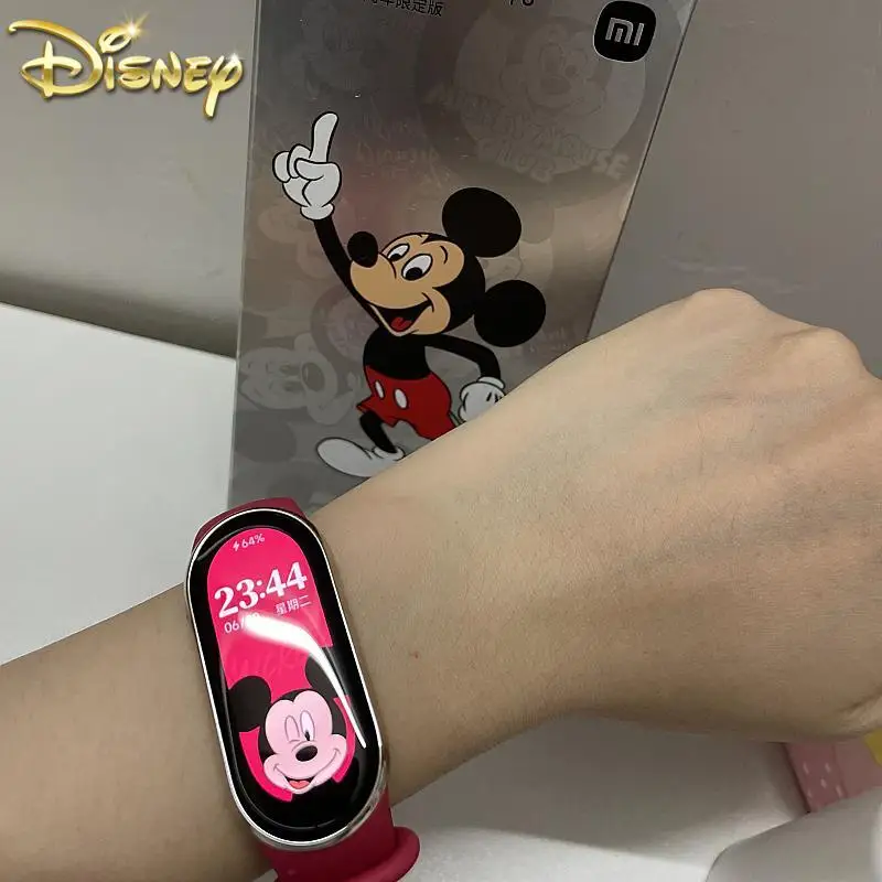Xiaomi Mi Band 8 Nfc Smart Watch Bracciale Disney 100Th Anniversary Edition Mickey Mouse High Beauty Commemorative Christmasgift