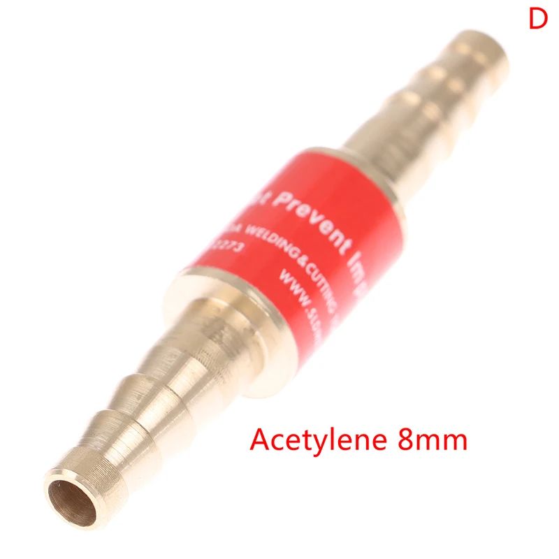 Pipe Flashback Arrestors Of Acetylene & Oxygen Fuel Check Safety Valve 5