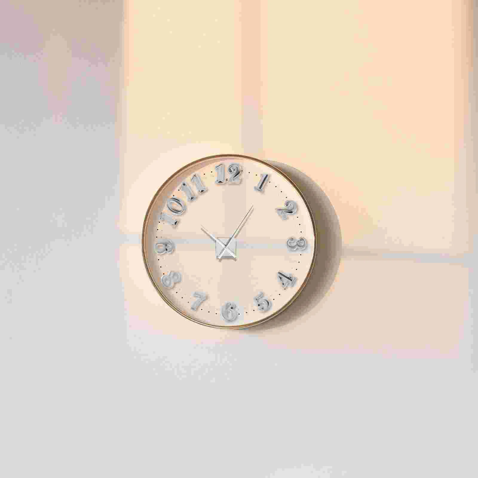 5 Sets Clock Accessories Numbers Self Adhesive Plate Mini Digital DIY Golden Plastic wall clock digital wall clock digital display clock