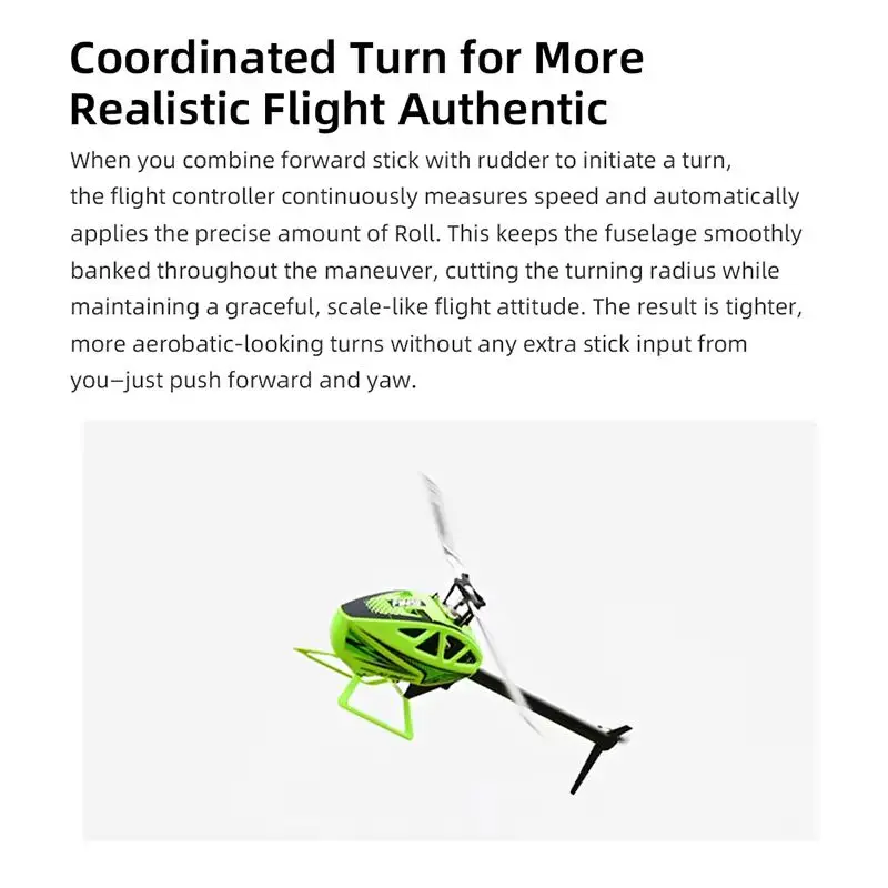 GPS Remote Control Single Propeller Stunt Helicopter