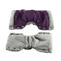 Gants universels pour poussette, chauds pour l'hiver, coupe-vent et imperméables, pour nouveau-né, accessoires pour poussette 4