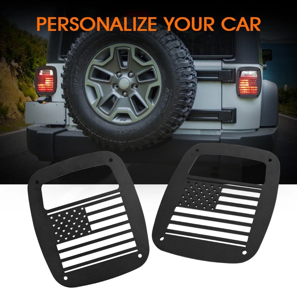 Auto Accessoires Voor Jeep Voor Wrangler Jl 2018 2019 2020 2021 2022 Achterlicht Kappen Auto Achterlicht Decoratieve Achterlicht Decoratie Cover
