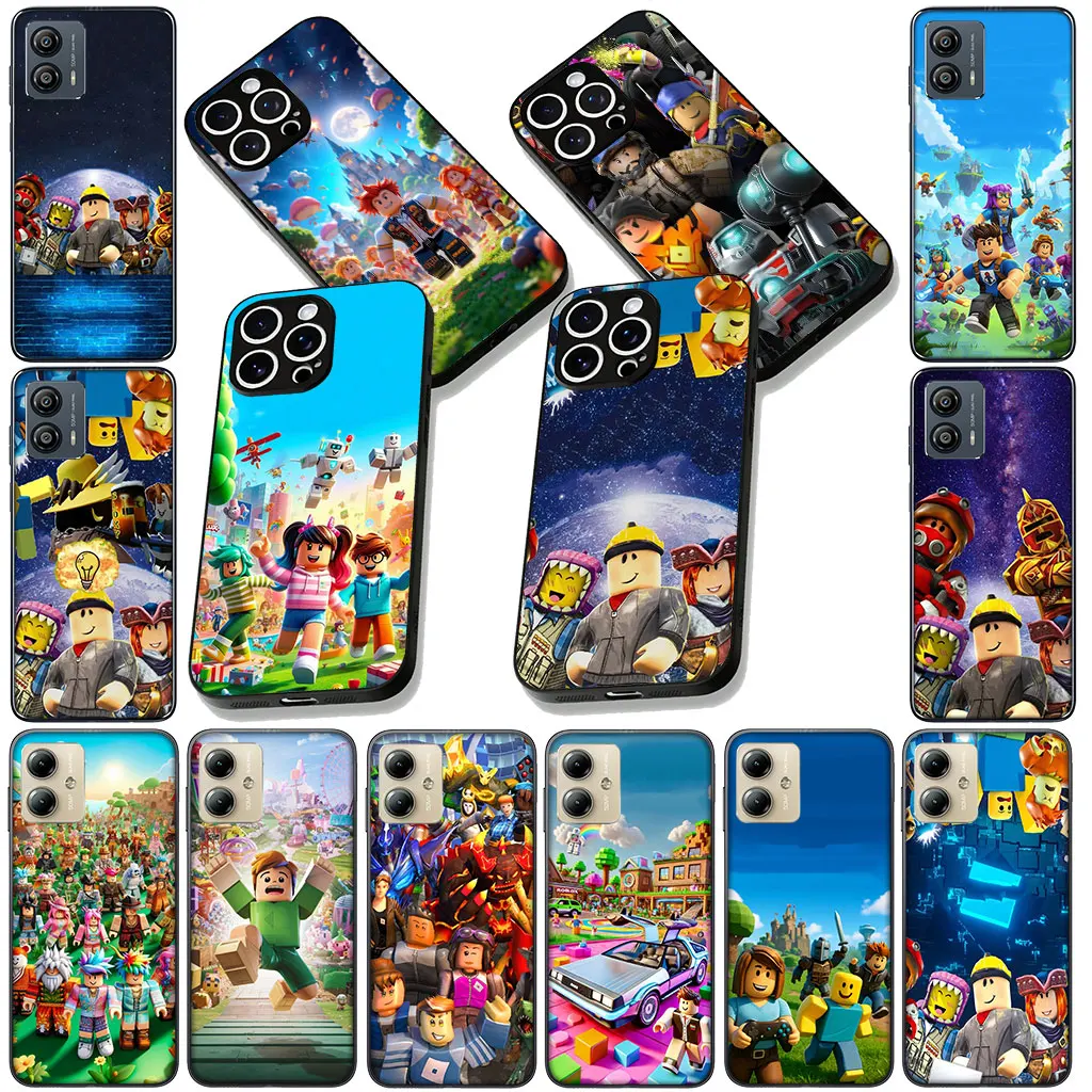 Roblox-Themed Protective Phone Case with Wallpaper Poster Design
