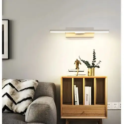 LED 벽 램프, 북유럽 스타일, 모던한 미니멀리스트 침실, 침대 머리맡 램프, 크리에이티브한 계단 램프, 거실 회전 벽 램프 2
