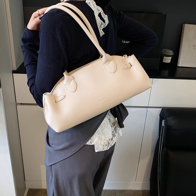 Simple Fashion PU Shoulder Bag for Women Spring Summer