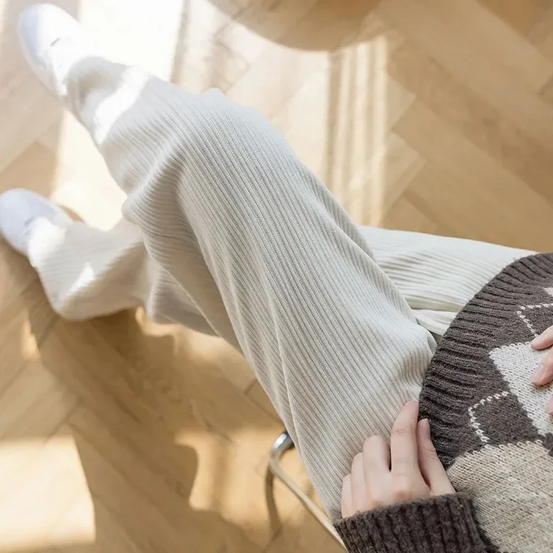 Maternity Pants For Pregnant Women Loose-fit Bell Bottoms Spring Autumn Thin Style High-waisted Trousers Maternity Clothes 3