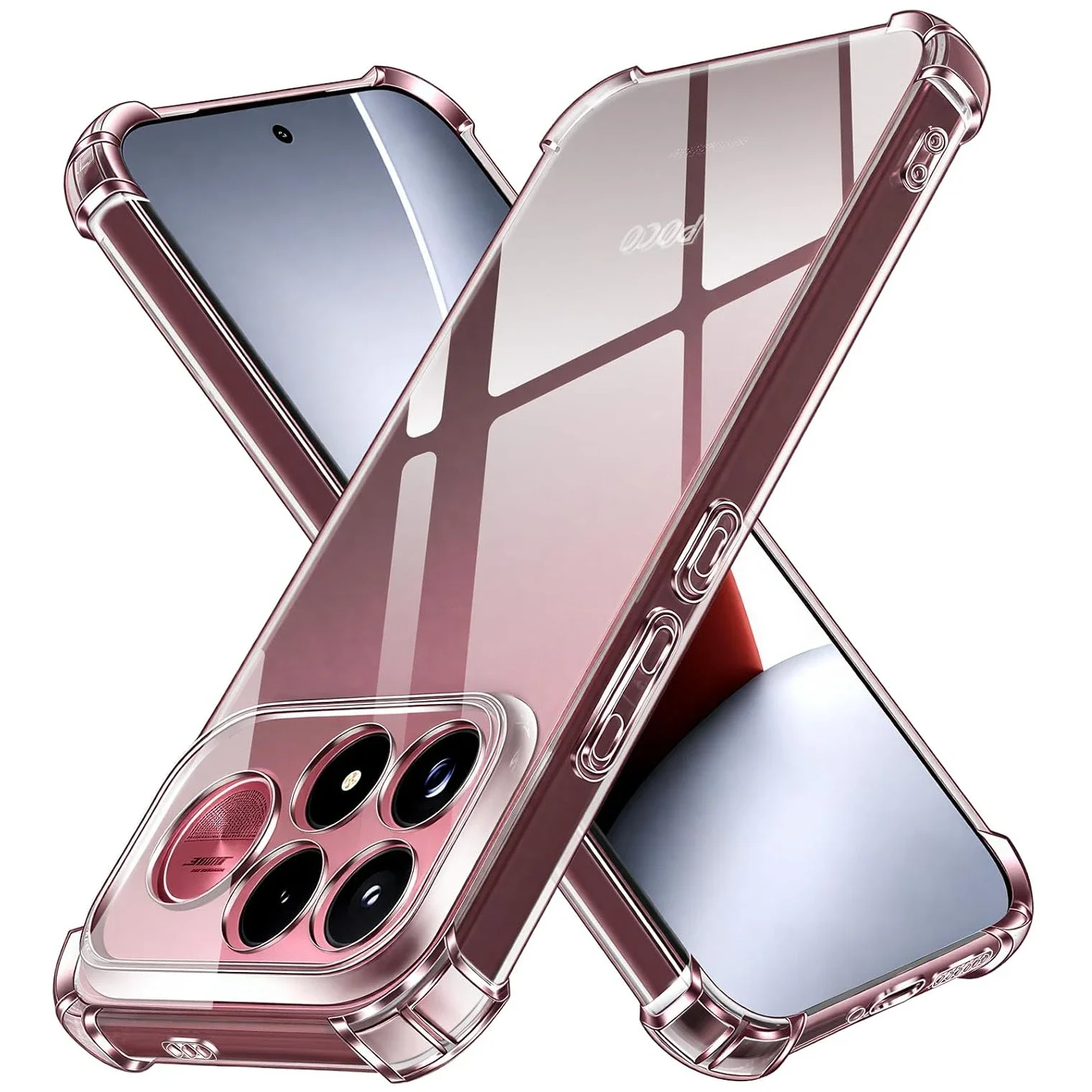 Flexible Shockproof TPU Case - Clear Protective Cover