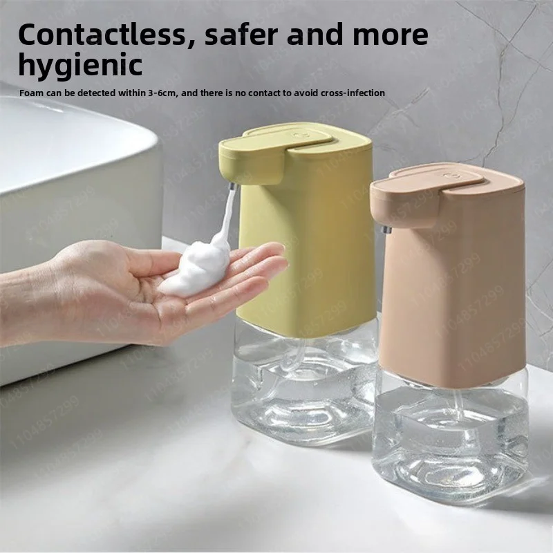 เครื่องจ่ายสบู่โฟมอัตโนมัติแบบไร้สัมผัส ชาร์จด้วย Type-C ความจุสูง เครื่องจ่ายสบู่เหลวอัจฉริยะ เซ็นเซอร์อินฟราเรด เครื่องจ่ายสบู่ Mi 1