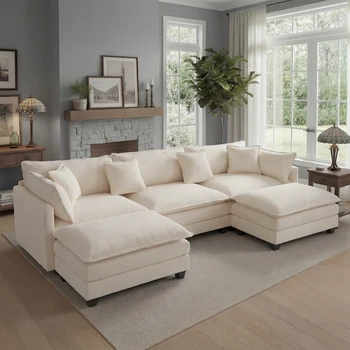 Modular U-Shaped Sofa 1