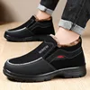 Warm Cotton Shoes for Men Velvet Thick Men's Boots One-step Soft Men's Snow Boots 2024 Winter Male Business Shoes Зимние Ботинки 3