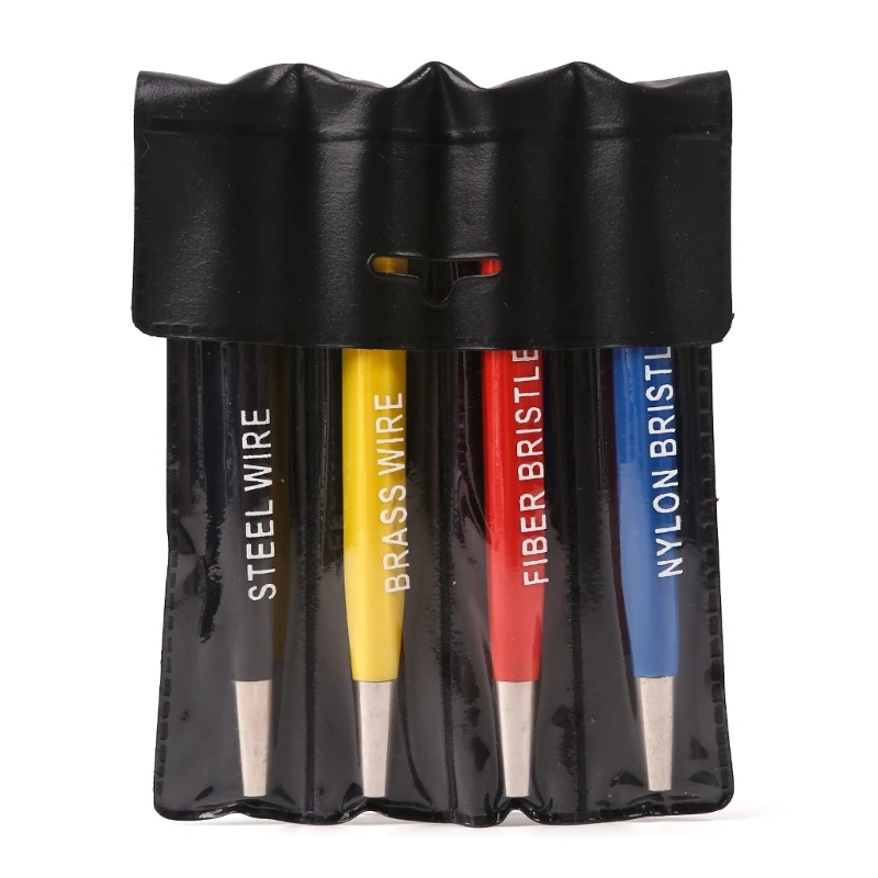 Scratch Brush Pen Set 4 Pieces/set Watch Parts Accessory Rust Removal Brush Pen