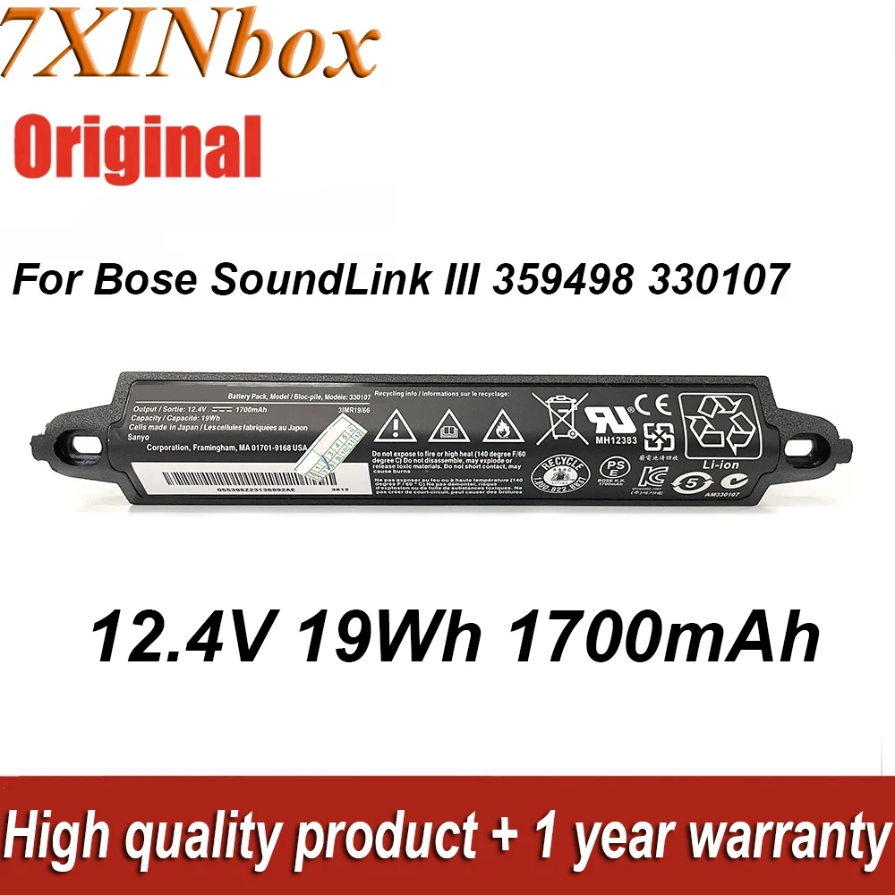 para Alto-falante Móvel Bose Soundlink Bluetooth 12.4v 1700mah 19wh 330107a 330105a ii 404600 Iii 359498 7xinbox-bateria
